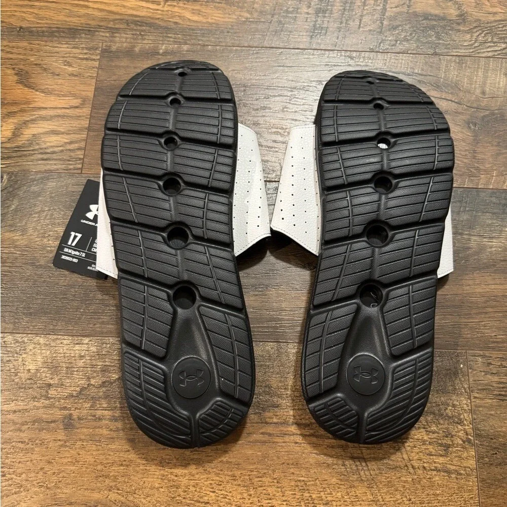 NWT‎ Under Armour Ignite Slide Logo Adjustable Comfort Sports Sandal Mens 17